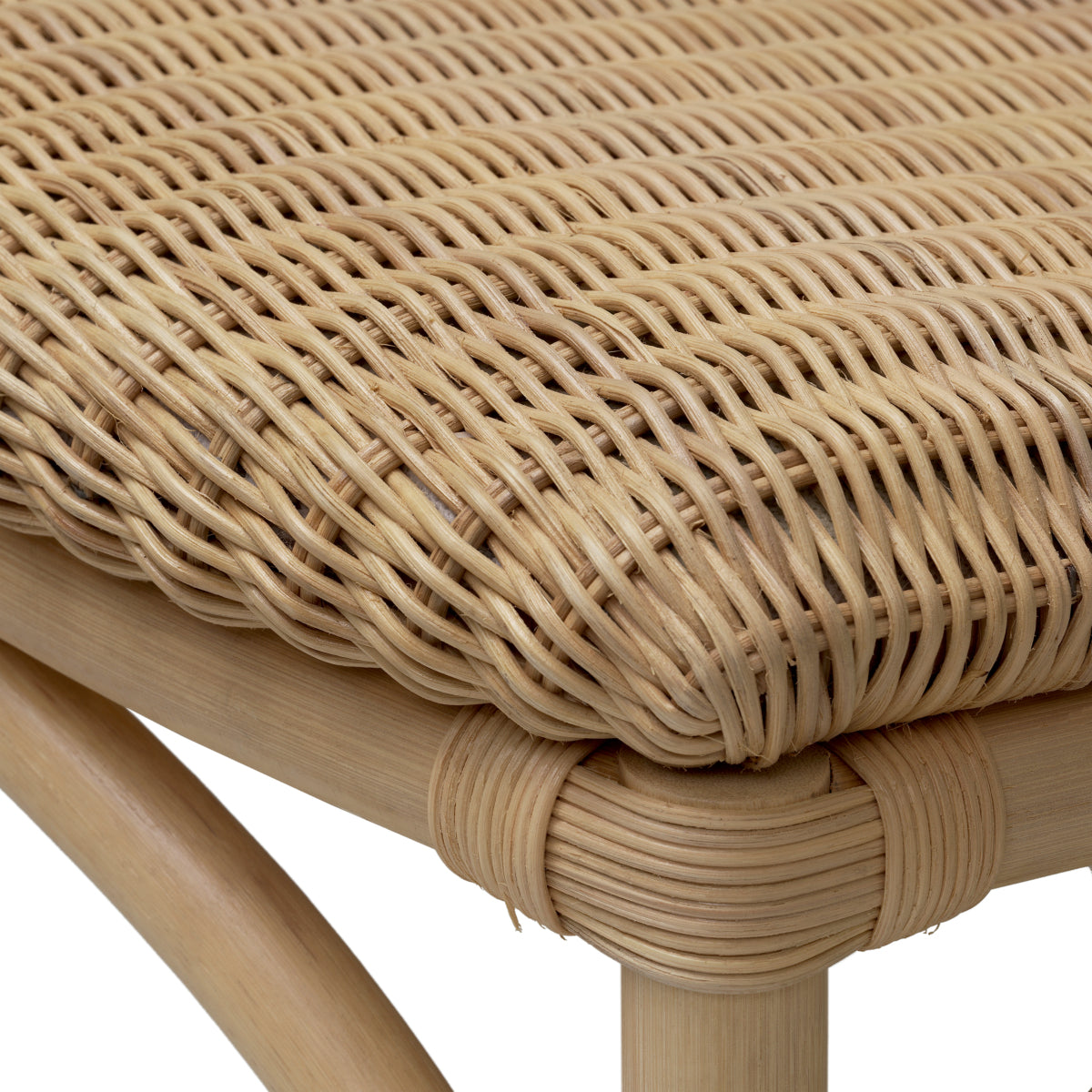 Scaun dining Ewan, ratan natural