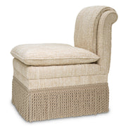 Scaun dining Fairburn, bouclé Sonata crem