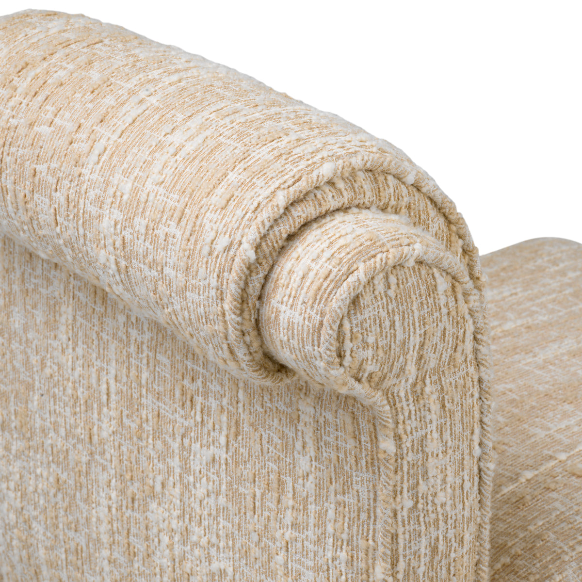 Scaun dining Fairburn, bouclé Sonata crem