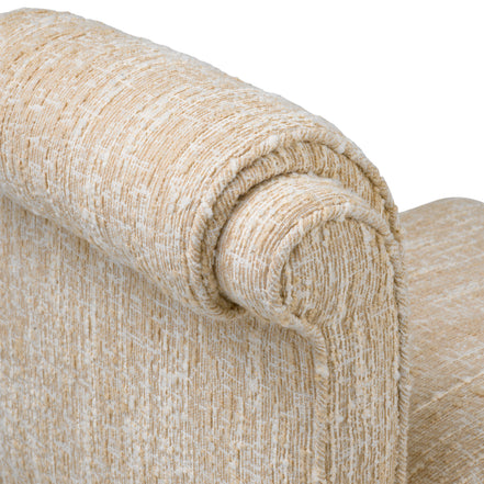 Scaun dining Fairburn, bouclé Sonata crem