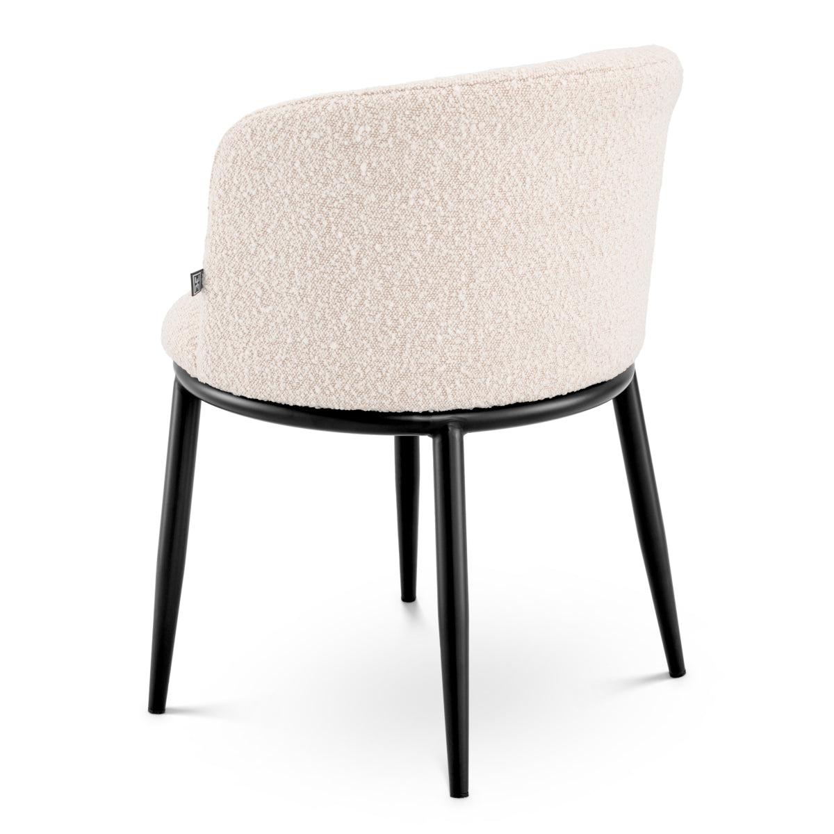 Scaun dining Filmore, bouclé crem, set de 2