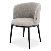 Scaun dining Filmore, bouclé gri, set de 2