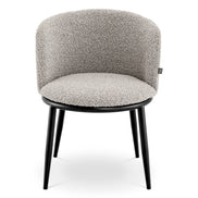 Scaun dining Filmore, bouclé gri, set de 2