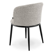 Scaun dining Filmore, bouclé gri, set de 2