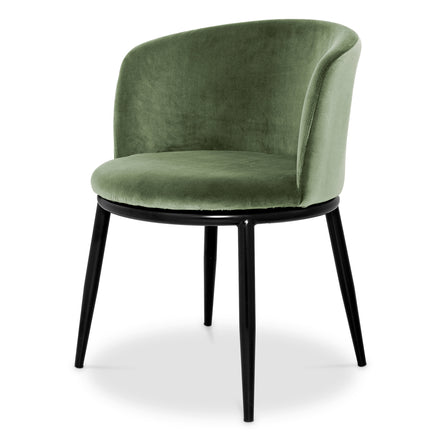 Scaun dining Filmore, Cameron verde deschis, set de 2