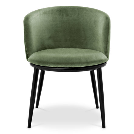 Scaun dining Filmore, Cameron verde deschis, set de 2