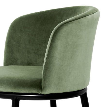 Scaun dining Filmore, Cameron verde deschis, set de 2