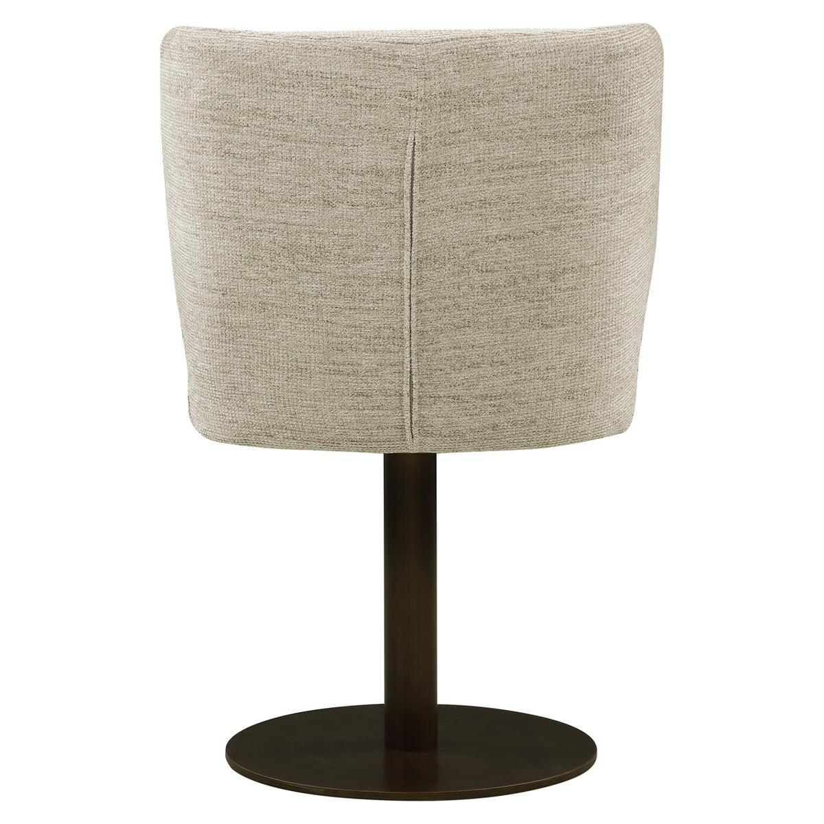 Scaun dining Fiona, softweave natural, rotativ