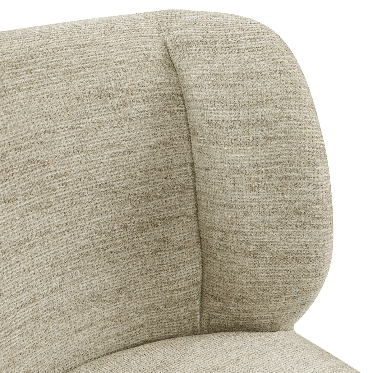 Scaun dining Fiona, softweave natural, rotativ