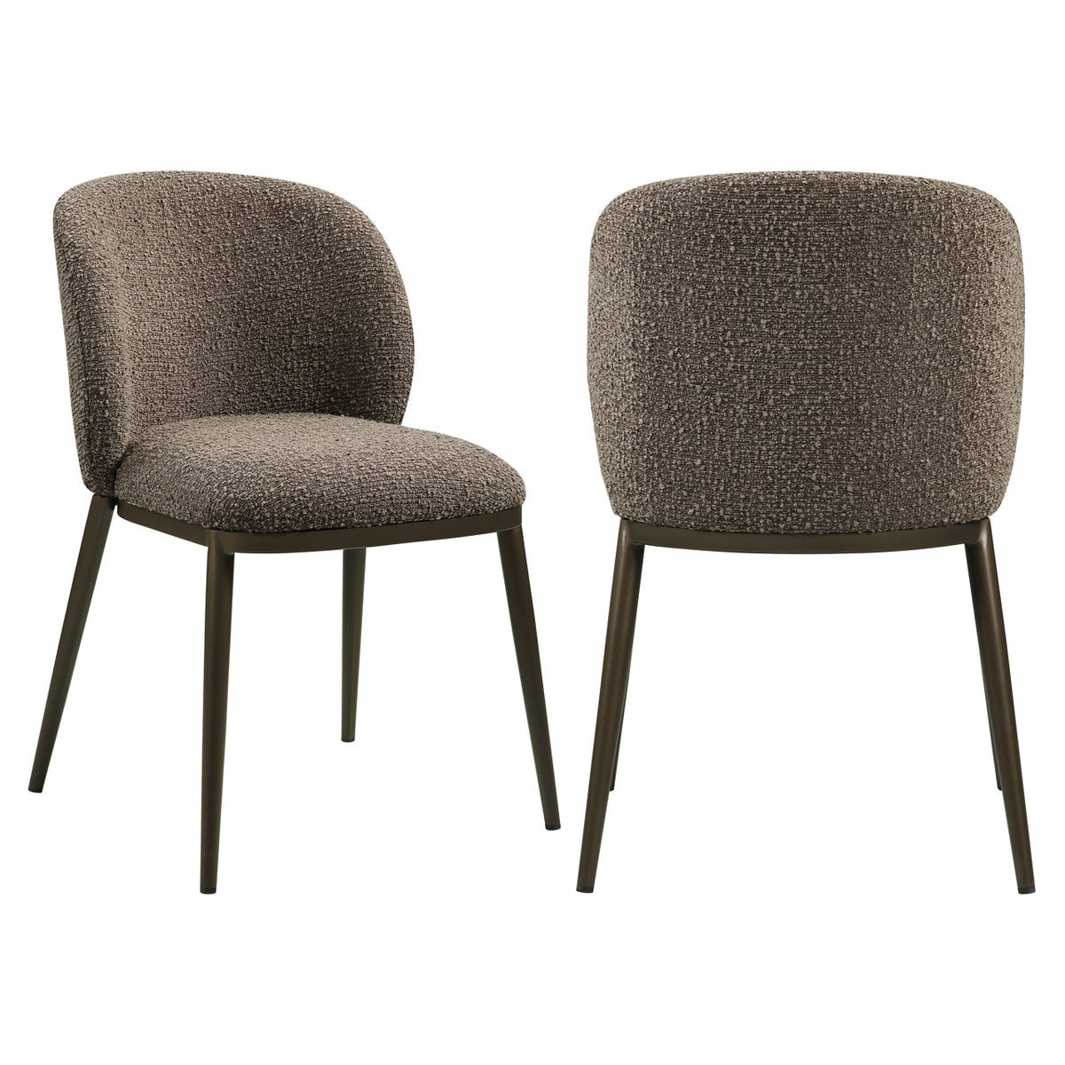 Scaun dining Gandy, chunky maro