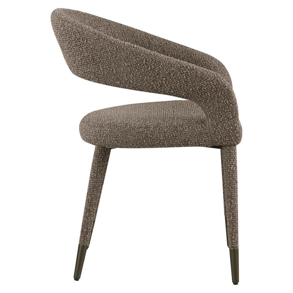 Scaun dining Gia, chunky maro