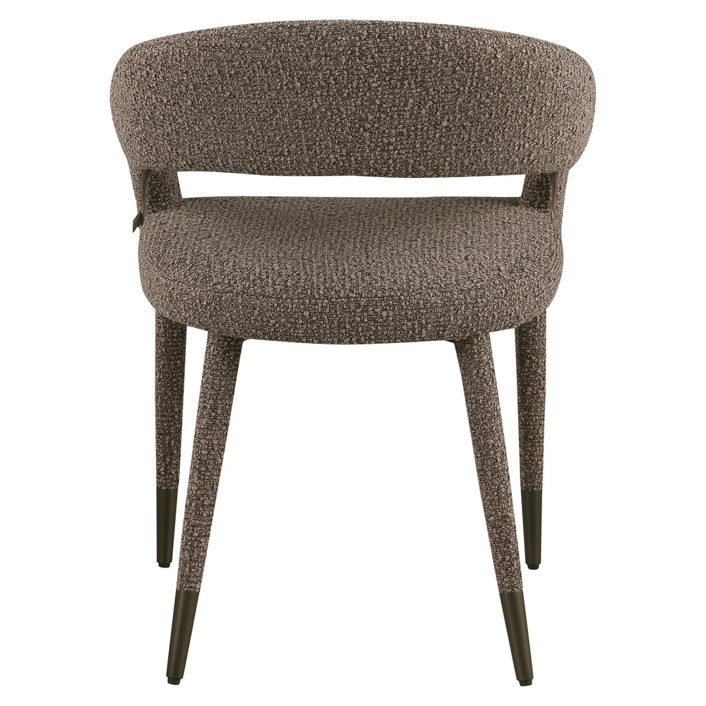 Scaun dining Gia, chunky maro