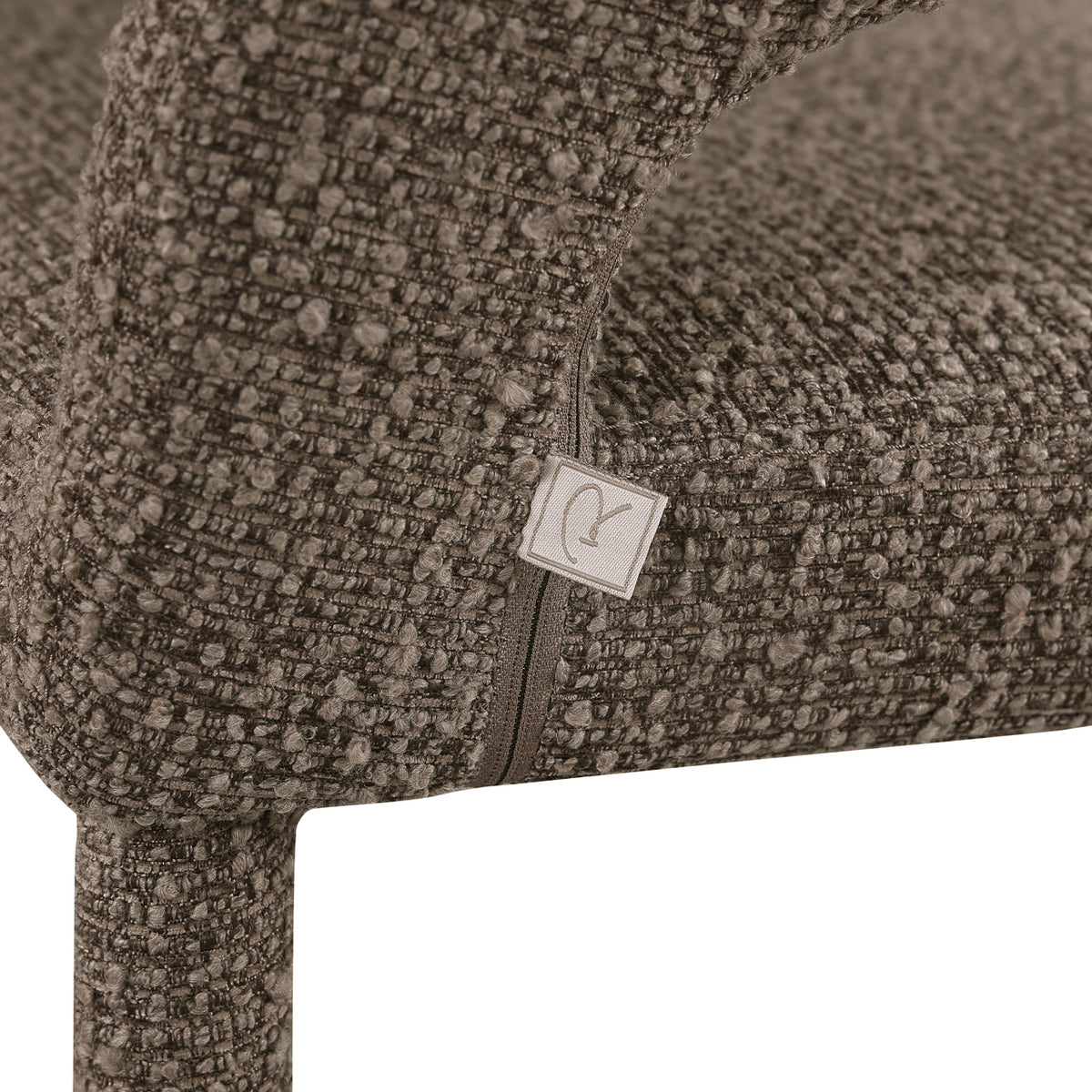 Scaun dining Gia, chunky maro
