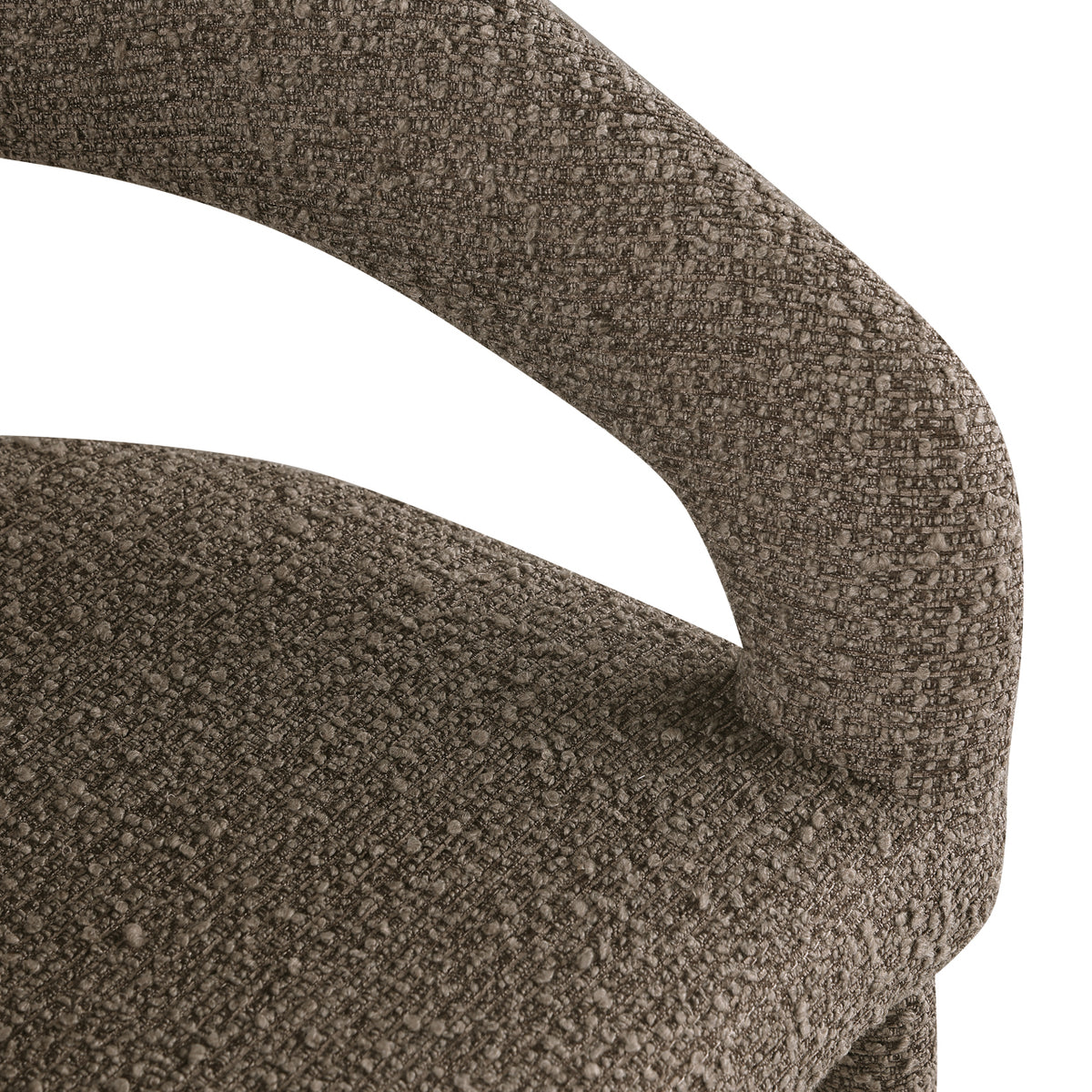 Scaun dining Gia, chunky maro