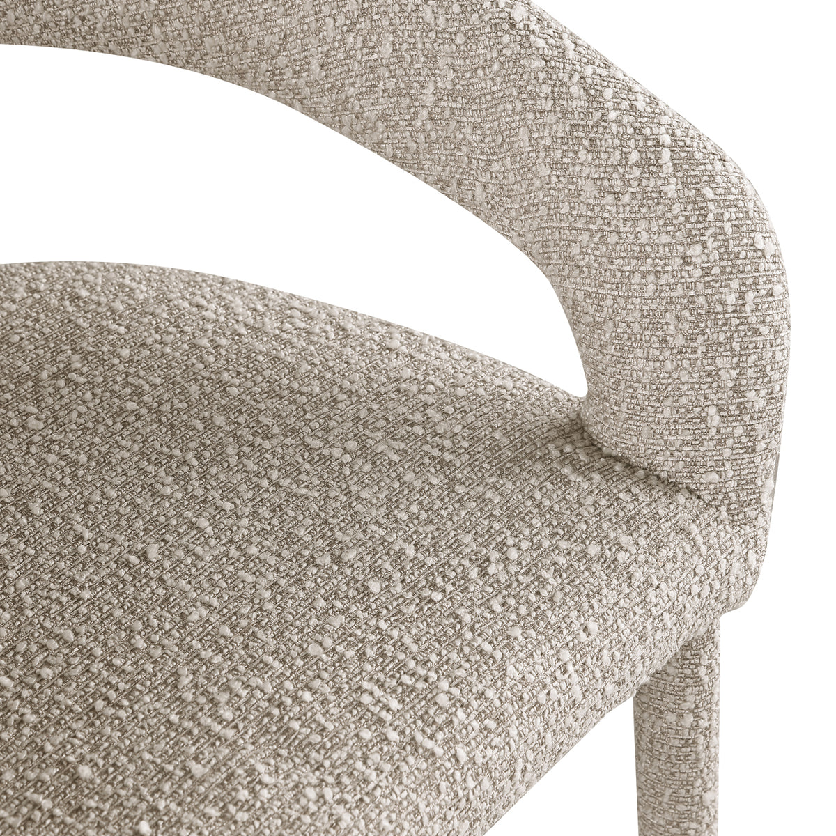 Scaun dining Gia, chunky natural