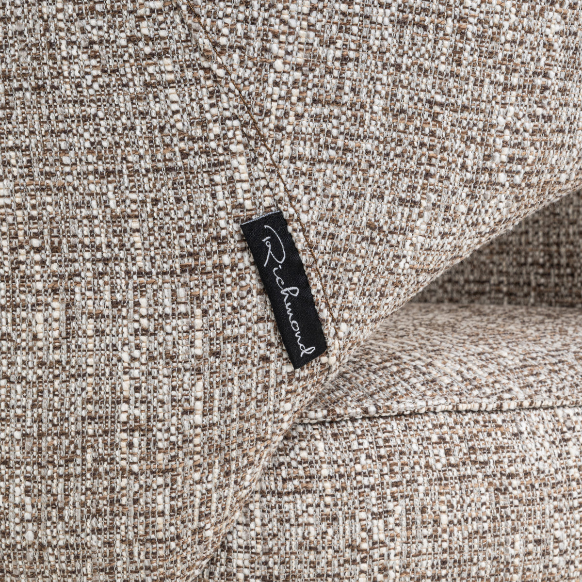 Scaun dining Ginerva, tweed earth, rotativ