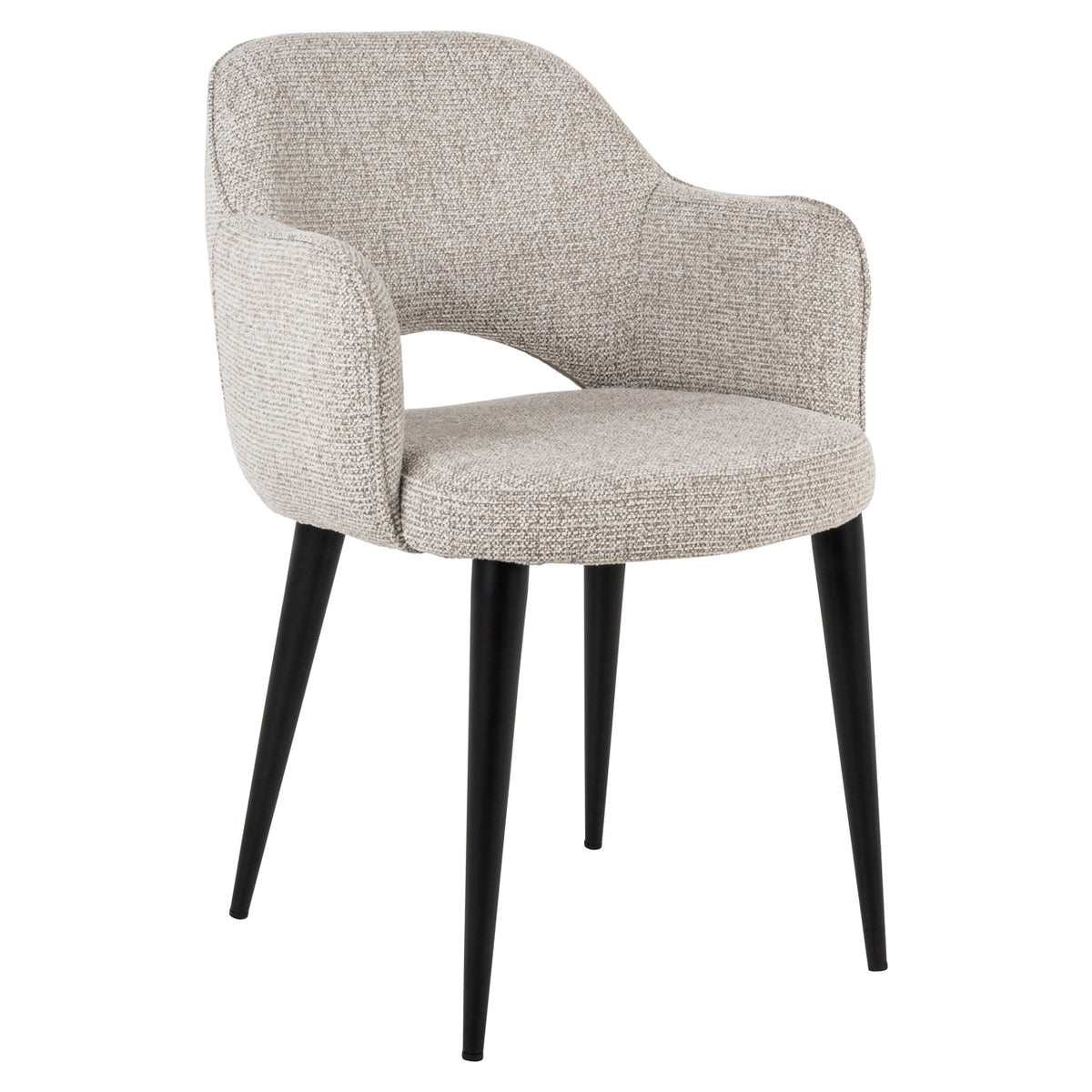 Scaun dining Giovanna, fancy natural, ignifug