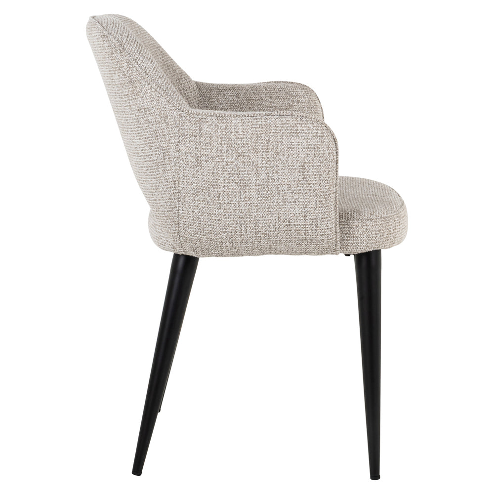 Scaun dining Giovanna, fancy natural, ignifug