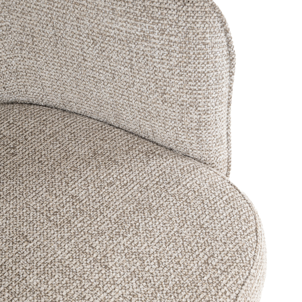 Scaun dining Giovanna, fancy natural, ignifug