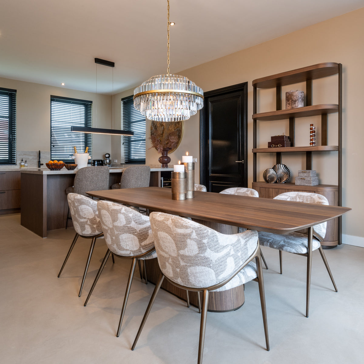 Scaun dining Gwen, oasis natural – ambient