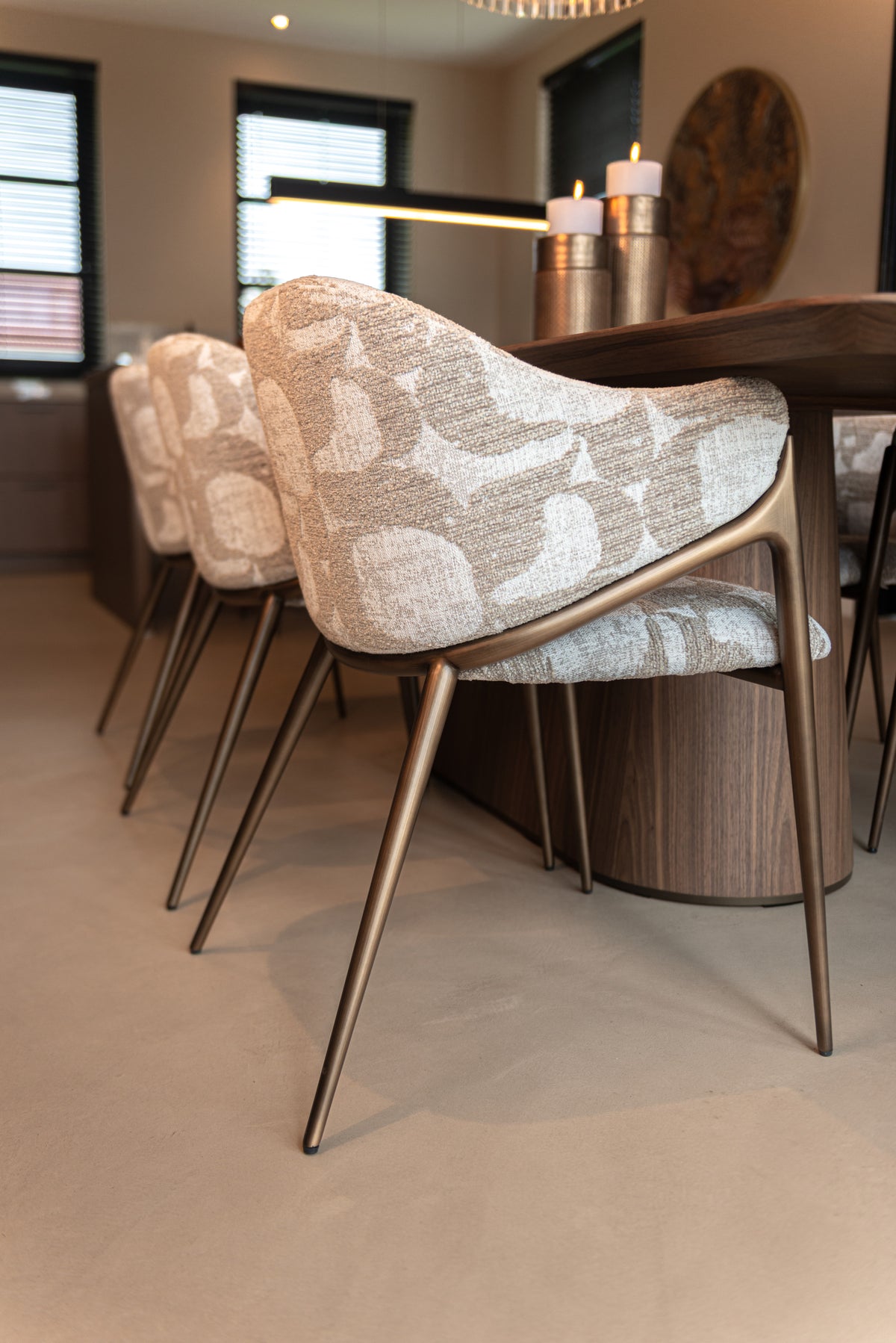 Scaun dining Gwen, oasis natural – ambient
