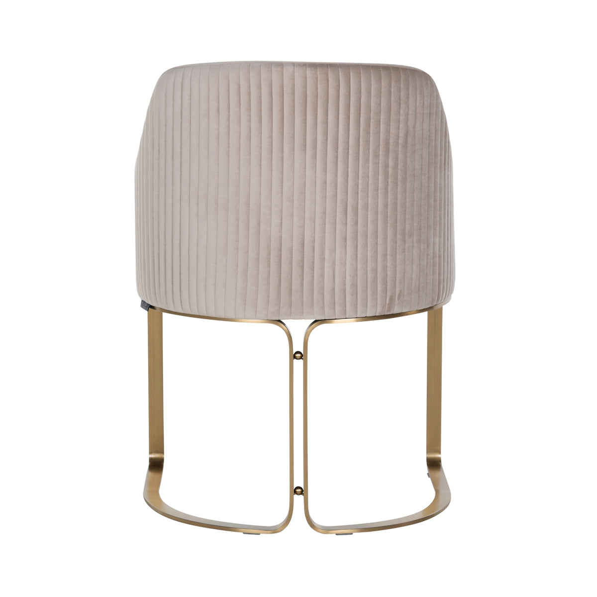 Scaun dining Hadley, catifea kaki, ignifug