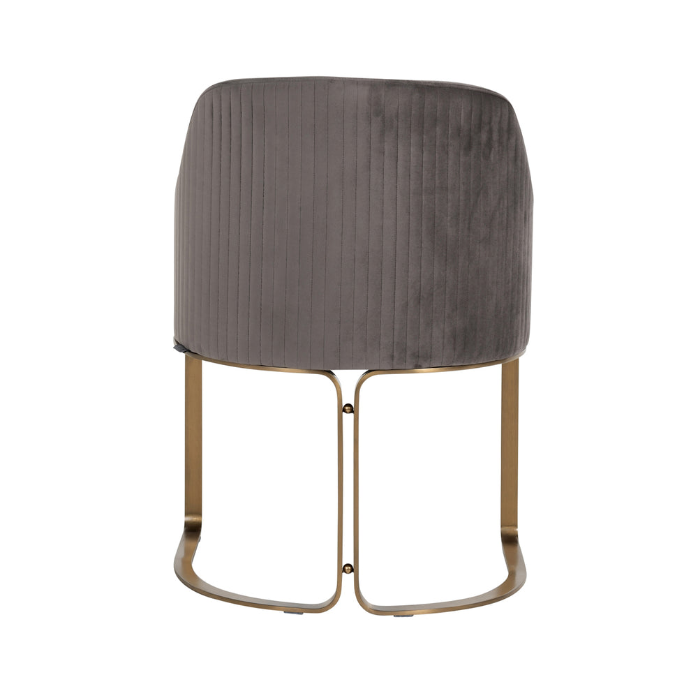 Scaun dining Hadley, catifea stone