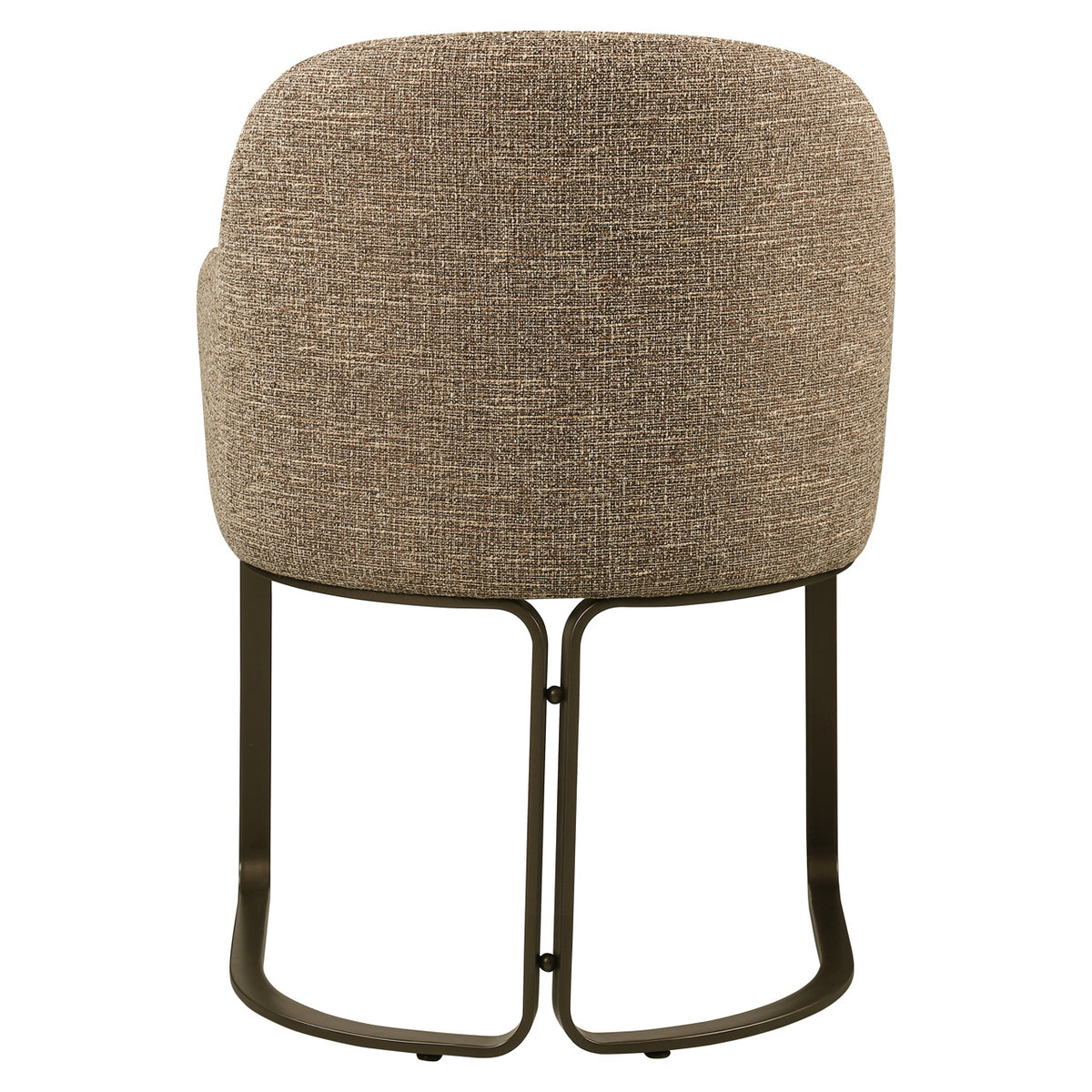 Scaun dining Hadley, tweed maro, ignifug