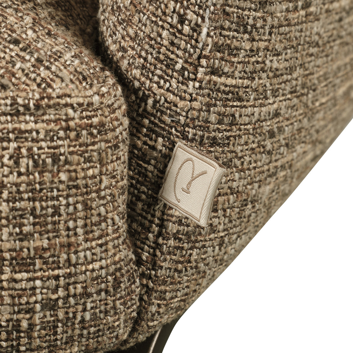 Scaun dining Hadley, tweed maro, ignifug