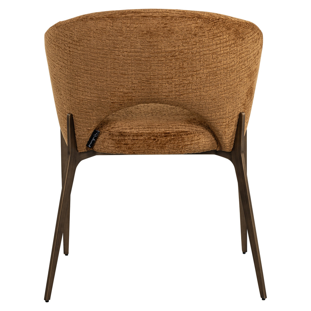 Scaun dining Kenzi, cognac fusion