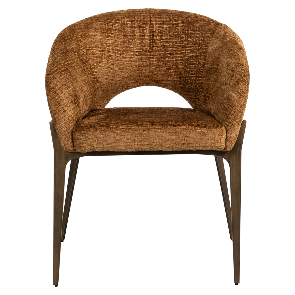 Scaun dining Kenzi, cognac fusion