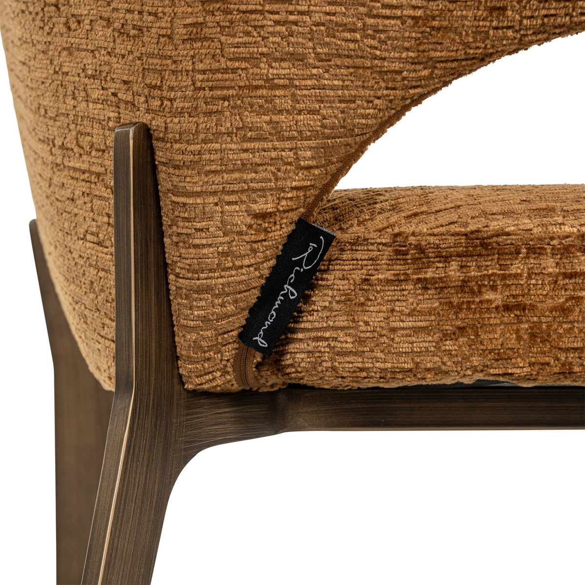 Scaun dining Kenzi, cognac fusion