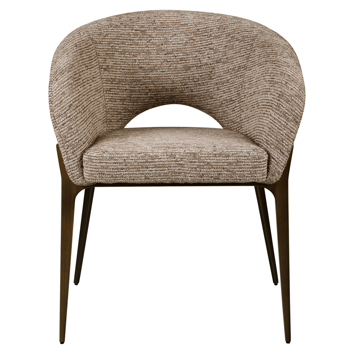 Scaun dining Kenzi, linear moca, ignifug