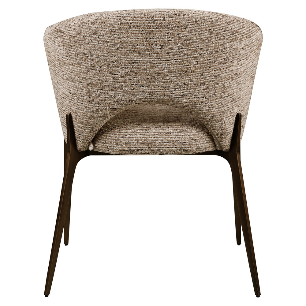 Scaun dining Kenzi, linear moca, ignifug
