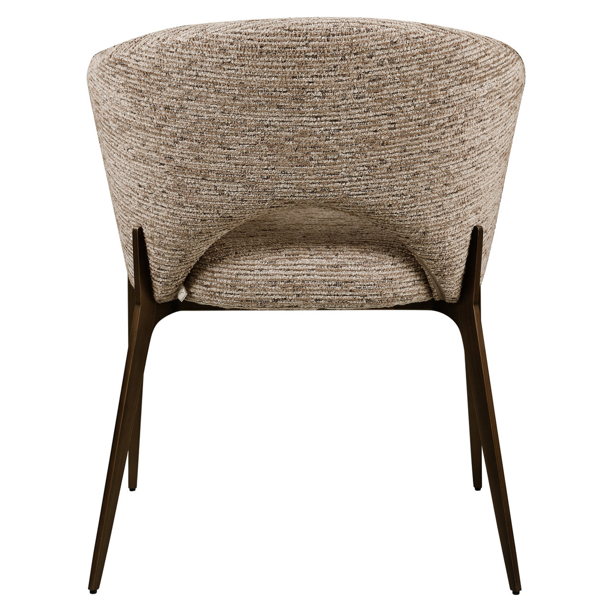 Scaun dining Kenzi, linear moca, ignifug