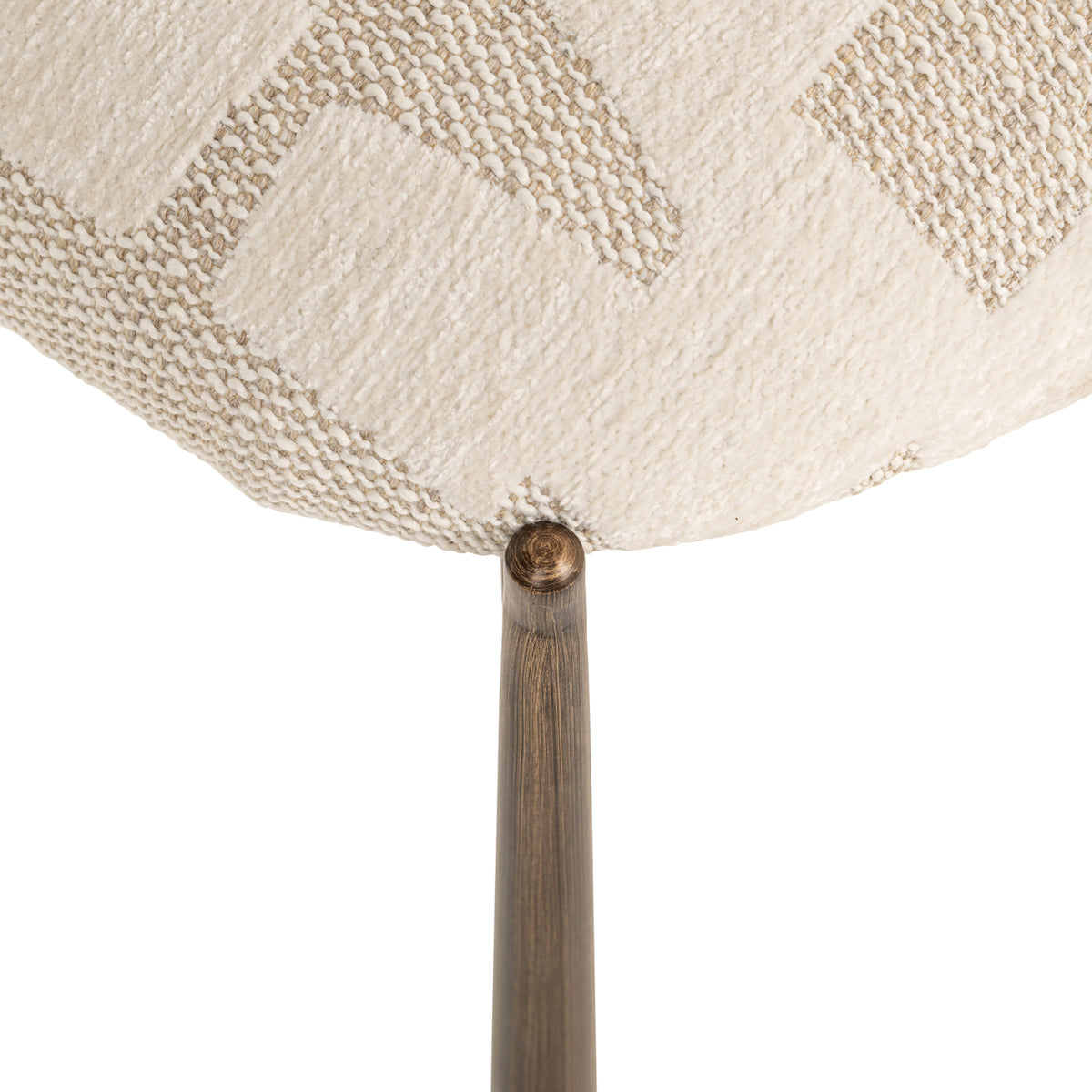 Scaun dining Lana, graffic bej (set de 2)