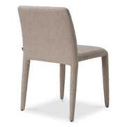 Scaun dining Leiza, Renato alb-crem, set de 2