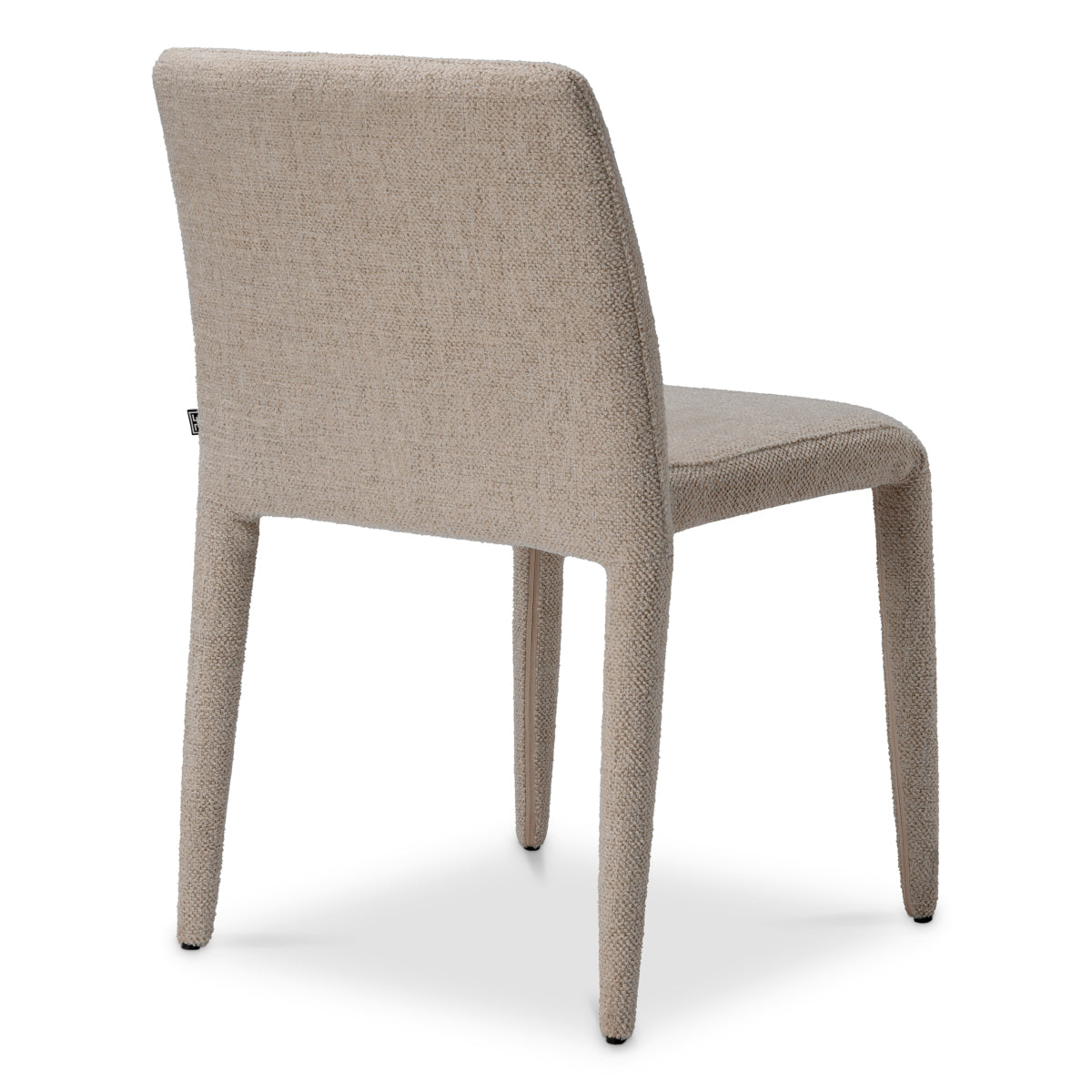 Scaun dining Leiza, Renato alb-crem, set de 2