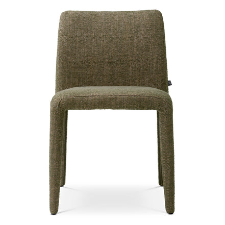 Scaun dining Leiza, Renato verde, set de 2