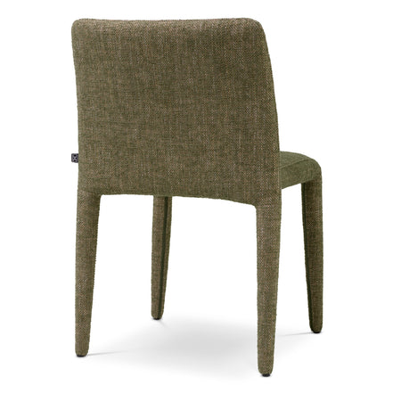 Scaun dining Leiza, Renato verde, set de 2
