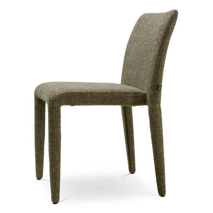 Scaun dining Leiza, Renato verde, set de 2