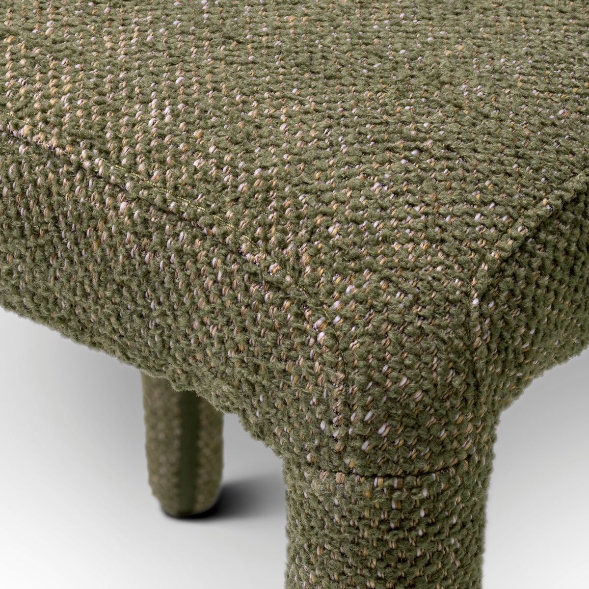 Scaun dining Leiza, Renato verde, set de 2