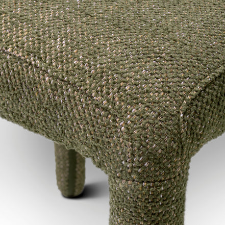 Scaun dining Leiza, Renato verde, set de 2