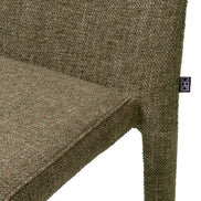 Scaun dining Leiza, Renato verde, set de 2