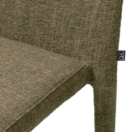 Scaun dining Leiza, Renato verde, set de 2