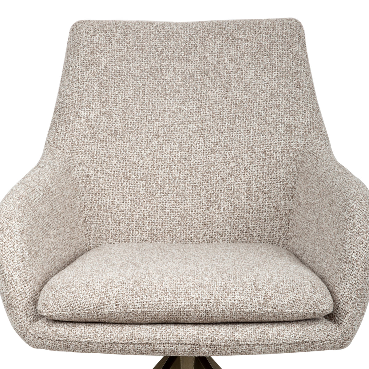 Scaun dining Lisonne, maro cayenne, rotativ, ignifug