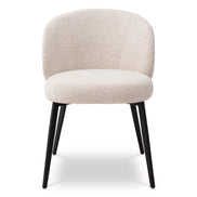 Scaun dining Lloyd, bouclé crem, set de 2