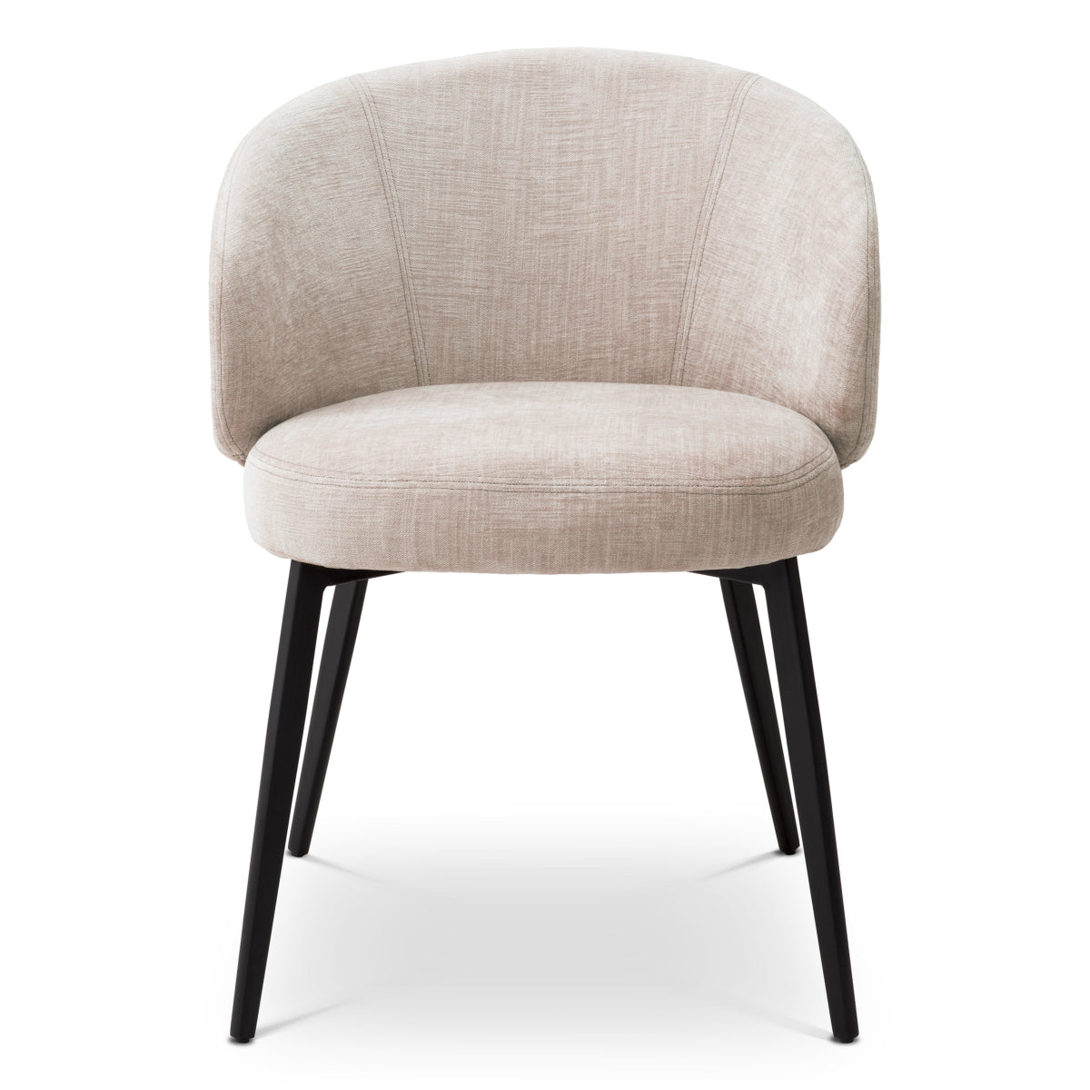 Scaun dining Lloyd cu brațe, Sisley bej, set de 2
