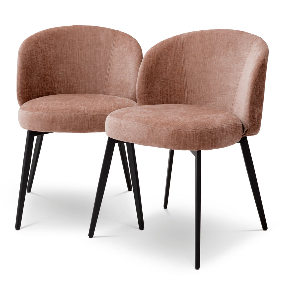 Scaun dining Lloyd, Sisley roz, set de 2