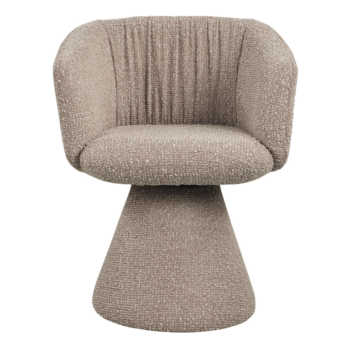Scaun dining Madeline, chunky moca, rotativ